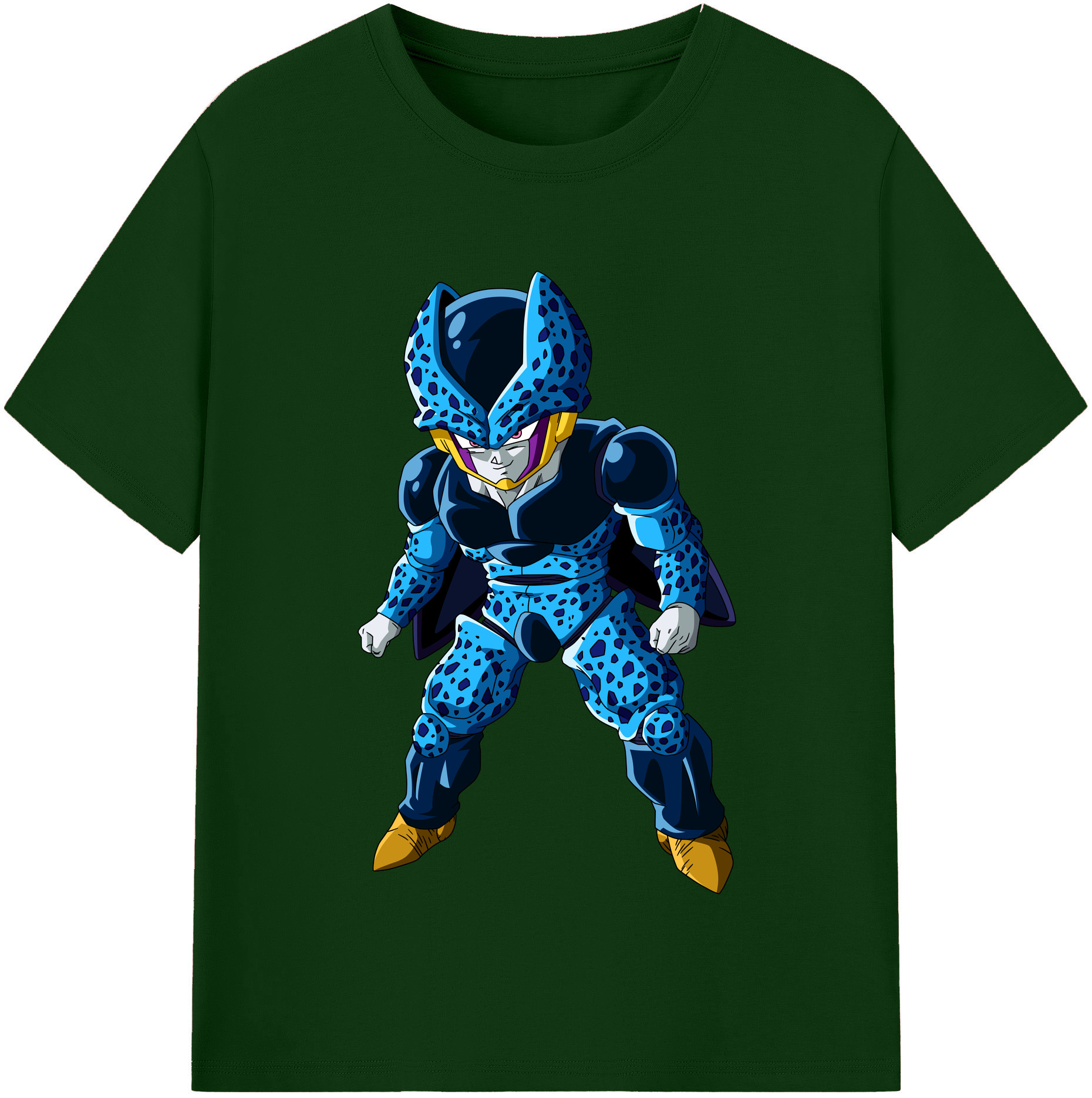 （画像用） ドラゴンボール セル DRAGON BALL Cell 綿100％半袖Tシャツ（フロントプリント）